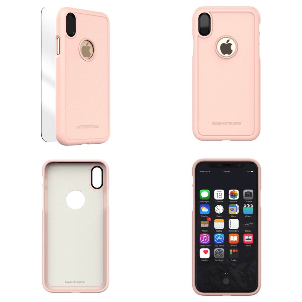 Apple iPhone X Sahara Case dBulk Rose Gold Pink